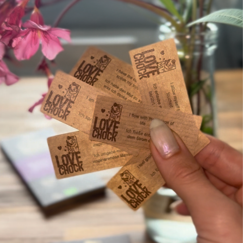 The sweetest surprise: Love notes inside our vegan chocolate